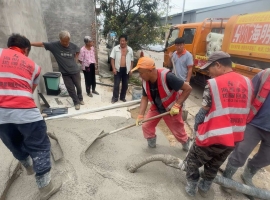 顺义北务镇闫家渠地面回填